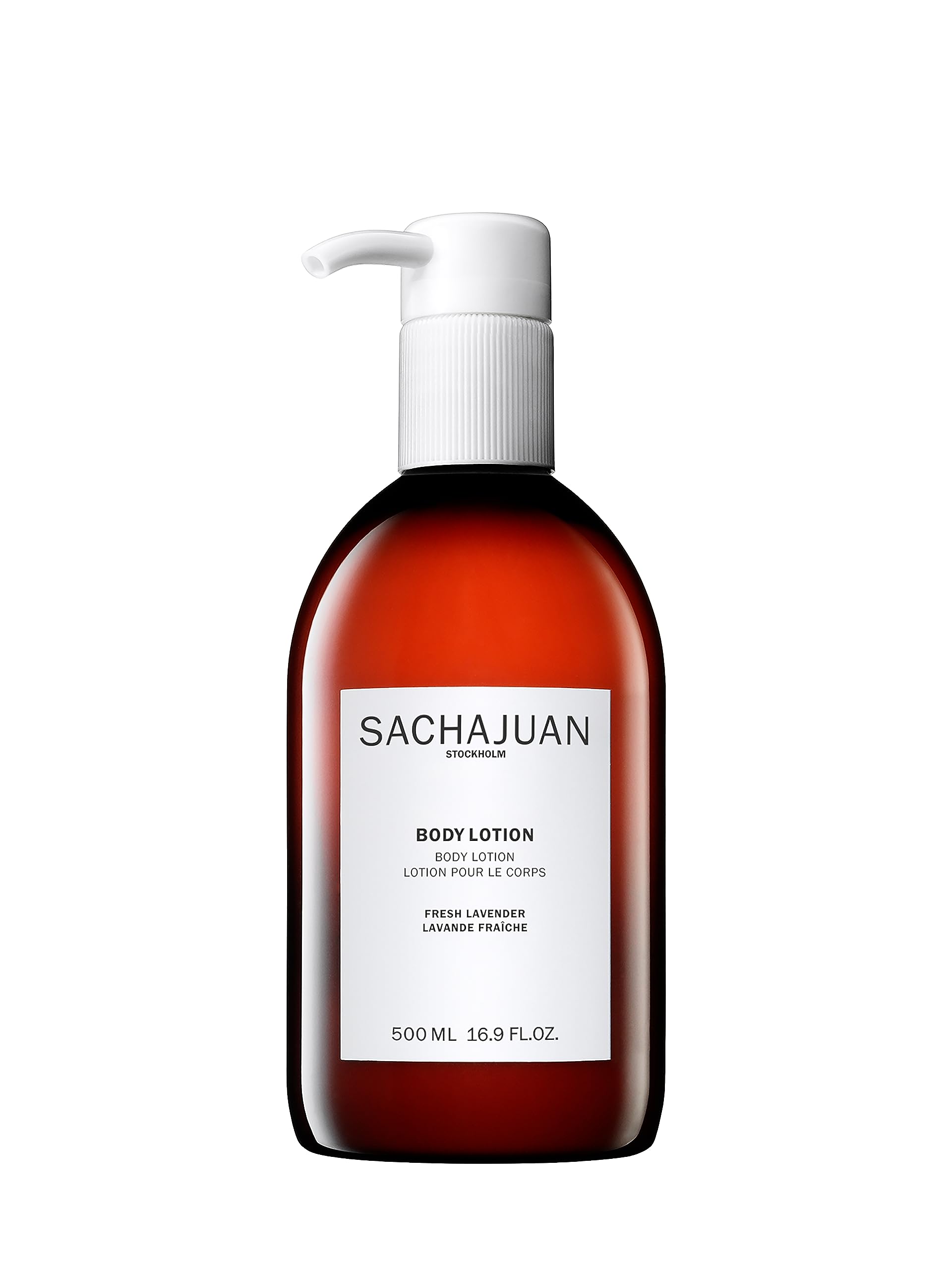 SACHAJUAN Body Lotion Fresh Lavender 500ml, Sweet Scent of Lavender, Vanilla, Musk and Tonka Bean. Softens and Hydrates The Skin, Preventing Dryness.