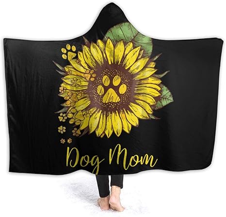 dog mom sunflower hoodie