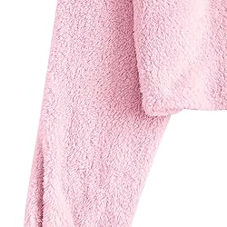 ZAFUL Women's Fuzzy Lounge Casual Pajamas Long