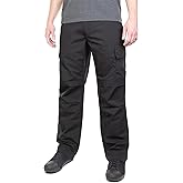 LAPG Men's Core Cargo Tactical Pants, Stretch Waistband, Lightweight & Durable Ripstop CCW Cargo Pants for Men