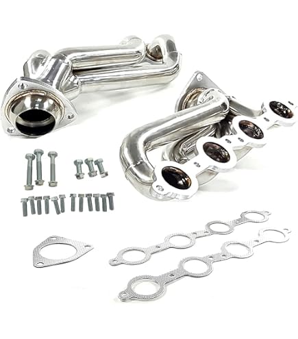 thumbnail image 2 of 1987-1996 Ford F150 F250 Bronco 5.8L V8 Stainless Shorty Headers SS 2 of 5