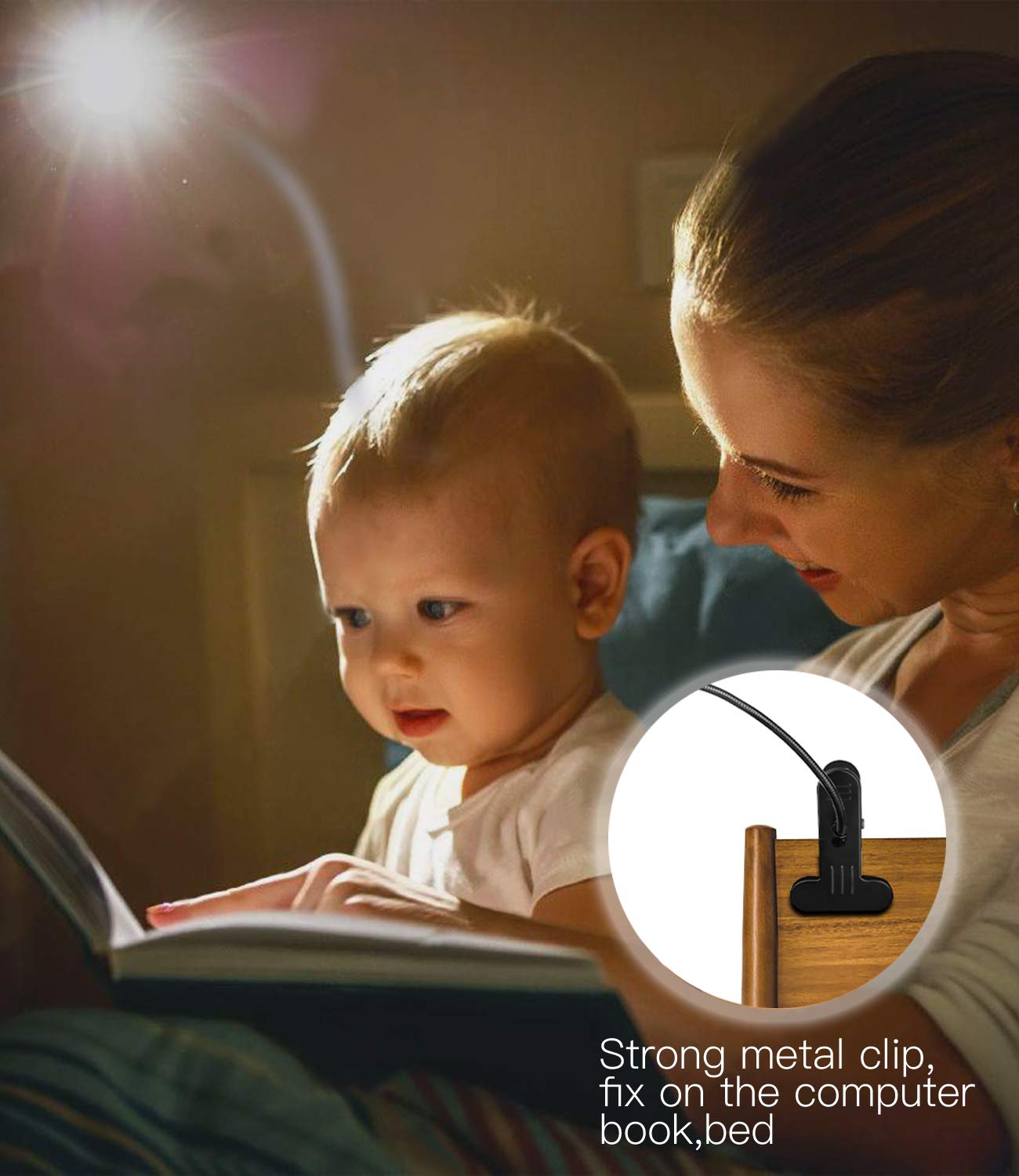 reading light forehead