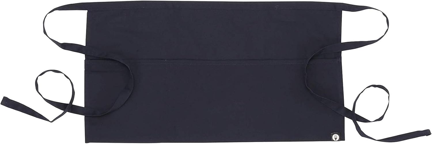 Chef Works Waist Apron, Navy, One Size: Clothing