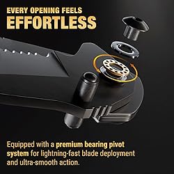 Legal Pocket Knife with Ball Bearing & Case - 5 in