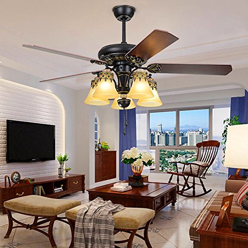 Luxurefan Retro Classic Ceiling Fan Light Fixture Elegant