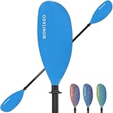 WONITAGO Adjustable Kayak Paddle with Fiberglass Shaft and Nylon Blade | Lightweight and Floating Kayak Oar for Adults, 3-Piece, 210-230 cm/82-90 in, 230-250 cm/90-98 in
