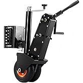 VEVOR Trailer Dolly, 500lbs Tongue Weight Capacity, 13 inch-23.2 inch Height Adjustable Trailer Mover Dolly, 9-inch Pneumatic