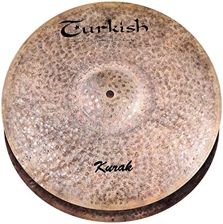 Turkish Cymbals Custom Series 14-inch Kurak Hi-Hat Flat Hole K-HF14