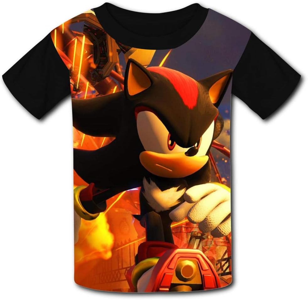 Kid's Casual Tee Sha-dow So-nic The He-dgeHog 3D Print Graphics Fashion T-Shirt Hip Hop Print for Boys Girls