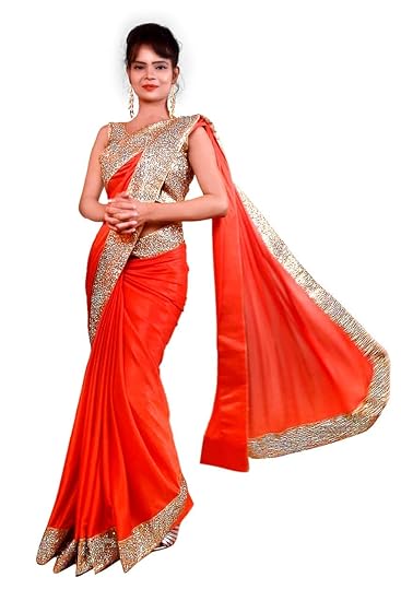 amazon red saree