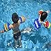 flytoup Arm Floats for Kids Safe Detachable Swimming Training Equipment Swim Band Easily Learn to Swim Colorful 8PCS Swim Discs in Pool Lake Ocean (4 Color, Normal)