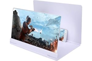 RASTKY Phone Screen Magnifier 14in Antiradiation Zoom Amplifier for Enhanced Viewing Experience for All Ages (White)