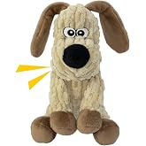 MeetYooo Squeaky Stuffed Dog Toys, Chew Dog for Large Medium Small Breeds | Plush with Crinkle Toys to Keep Puppy Busy, Teething, Fetching, Tossing, Tugging Interactive Toys for Indoor Outdoor play