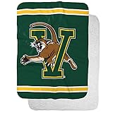 Vermont Catamounts Primary Logo Stripes Sherpa