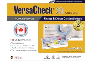 VersaCheck X1 Gold 2024 CANADA - Finance and Cheque Creation Software
