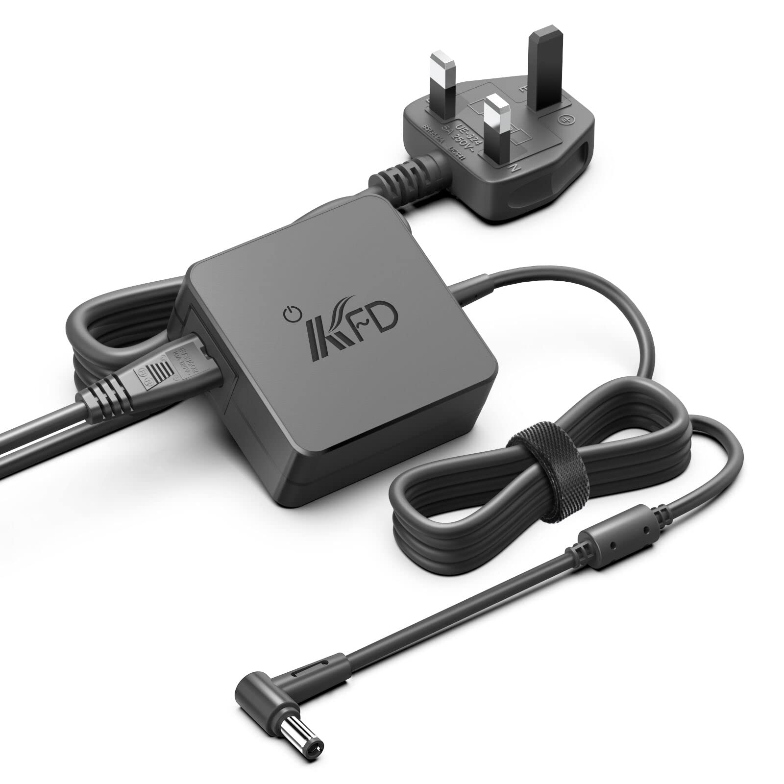 KFD 19V 3.42A 65W Laptop Charger for ASUS F555LA F451C X551CA X551M X550CA X555L X552CL X401A X502CA K55A A53E A52F A555L Toshiba Portege Tecra A30 A40 Z30 R30 AC Adapter Power Supply Cable 5.5mm