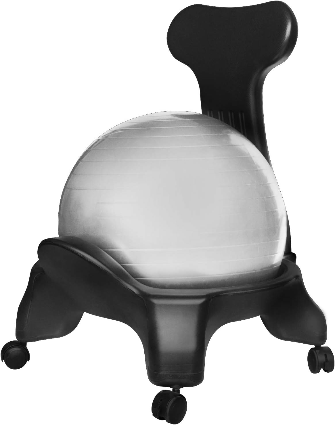 Amazon Naqier バランスボールチェア 55cm エアーポンプ付き ホーム オフィス用に バランスボール としてエクササイズにも Naqier バランスボール