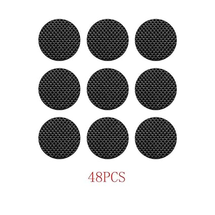 ZHUOTOP Black Self Adhesive Furniture Leg Table Chair Feet Floor Non-Slip Mat Sticky Pad Protector
