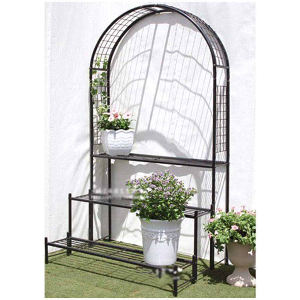 Buy Garden Arch with Flower Pot Stand, Support Archway for Climbing s