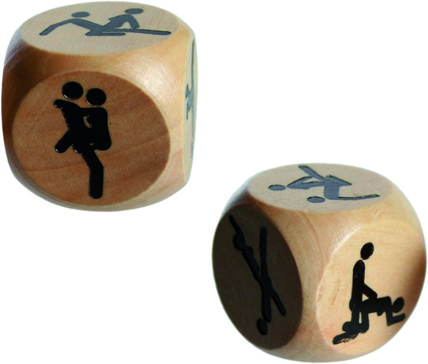 Top Selling Gift Present Great for Christmas, Birthday, Stocking Fillers, Secret Santa - Kamasutra Wooden Dicea Fun Game to Play - Ideal for Men, Women, Collegues, Friends, Adults