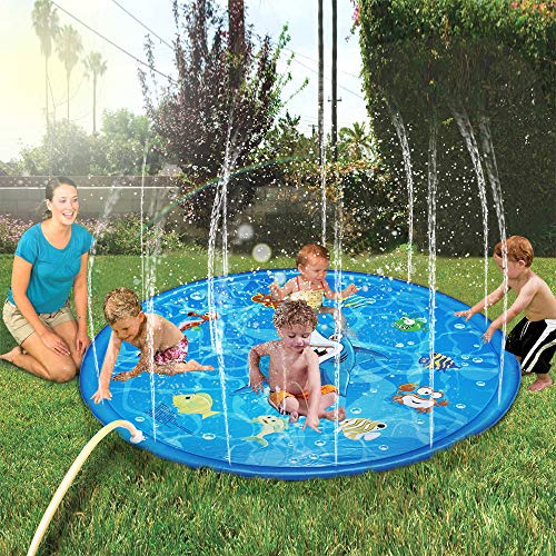image for GeeYoung Sprinkle and Splash Play Mat 2019 Durable PVC Eco-Friendly Ma