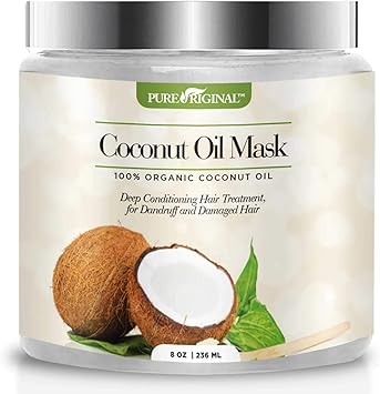 Pure Plant Home Pure Original Organic Coconut Oil Hair Mask