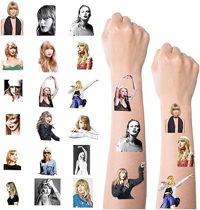Lanseede 35 Sheets Temporary Tattoos Birthday Party Favors School Rewards Kids