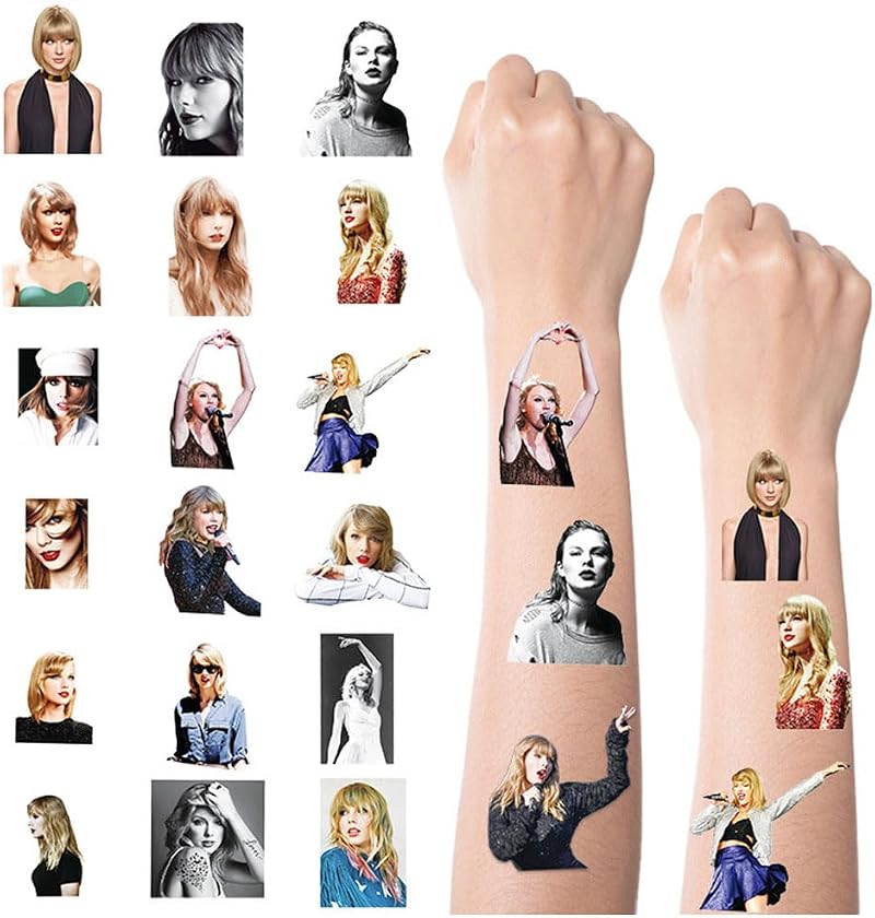 Lanseede 35 Sheets Temporary Tattoos Birthday Party Favors School Rewards Kids