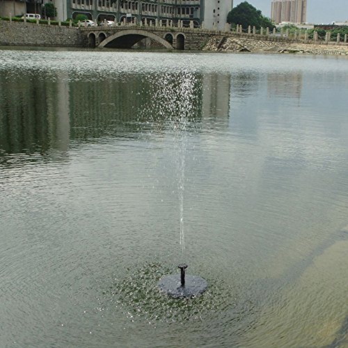 image for G-Texnik Solar Fountain, Solar Powered Bird Bath Fountain Pump 1.4W So