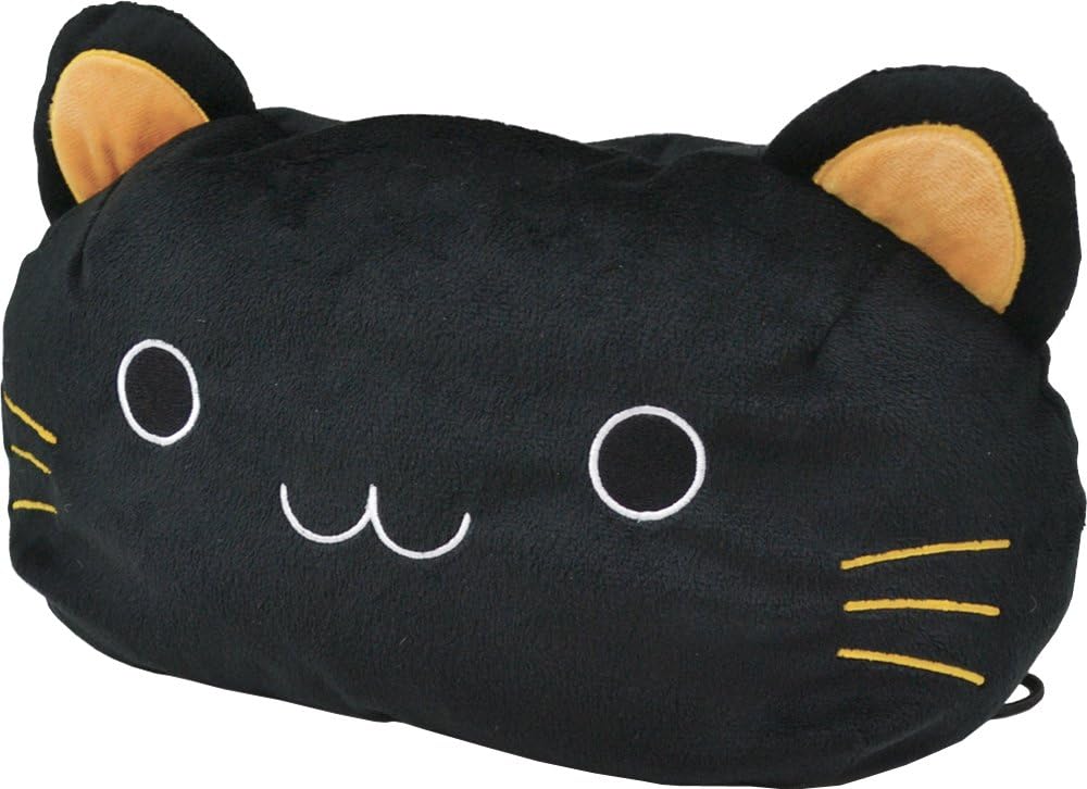 Kojima Tsusho Cat Face Tissue Cover, Black Cat, 11.8 x 7.9 x 7.1 inches (30 x 20 x 18 cm)