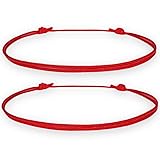 2-Pack Red String Bracelets for Protection and Good