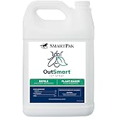 SmartEquine OutSmart&reg; Fly Spray, 1 Gallon | Plant-Based Mosquito, Tick, and Fly Spray Repellent for Horses and Riders | Fresh Scent
