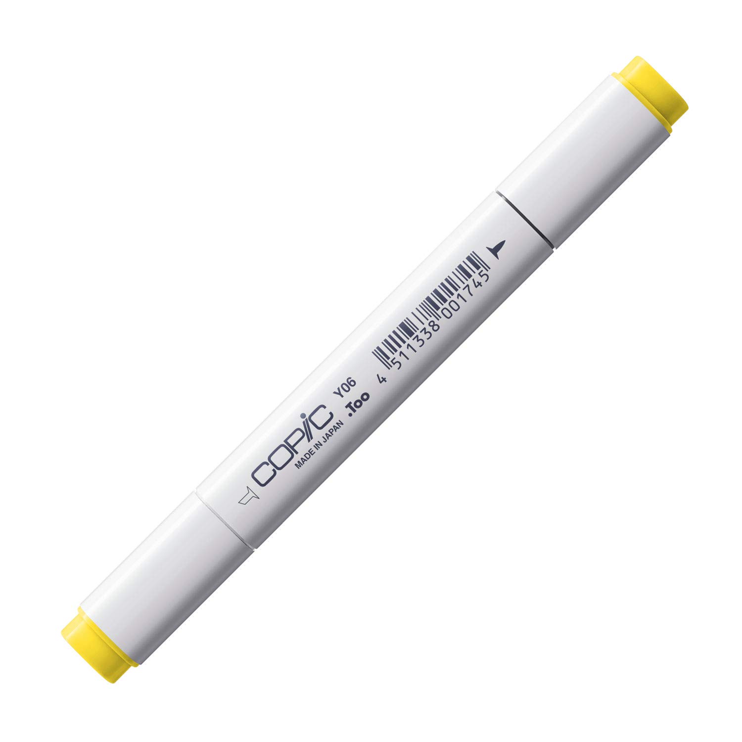 COPIC Classic Coloured Marker Pen - (Y-06) Yellow, For Art & Crafts, Colouring, Graphics, Highlighter, Design, Anime, Professional & Beginners, Art Supplies & Colouring Books