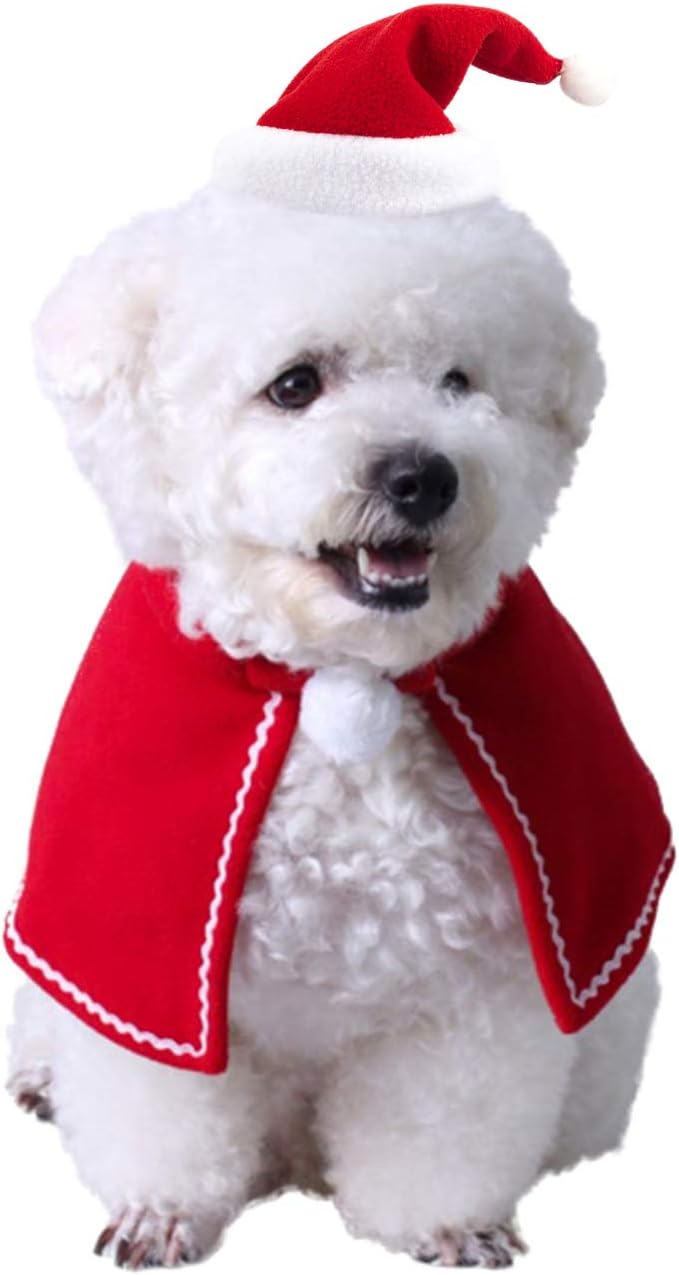 COSYLAND Costume di Natale per Cane Gatto Vestiti Natalizi Regalo per  Animali Domestici di Piccola Taglia Mantello e Cappello Rossa/o Feste  Natale Capodanno Costumi urban-earth.co.uk