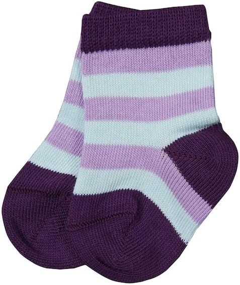 Chaussettes Pour Bebe Violet Taille 80 86 Bio Amazon Co Uk Baby