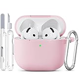 for AirPods 4 Case, TNSNK Soft Silicone Airpod 4