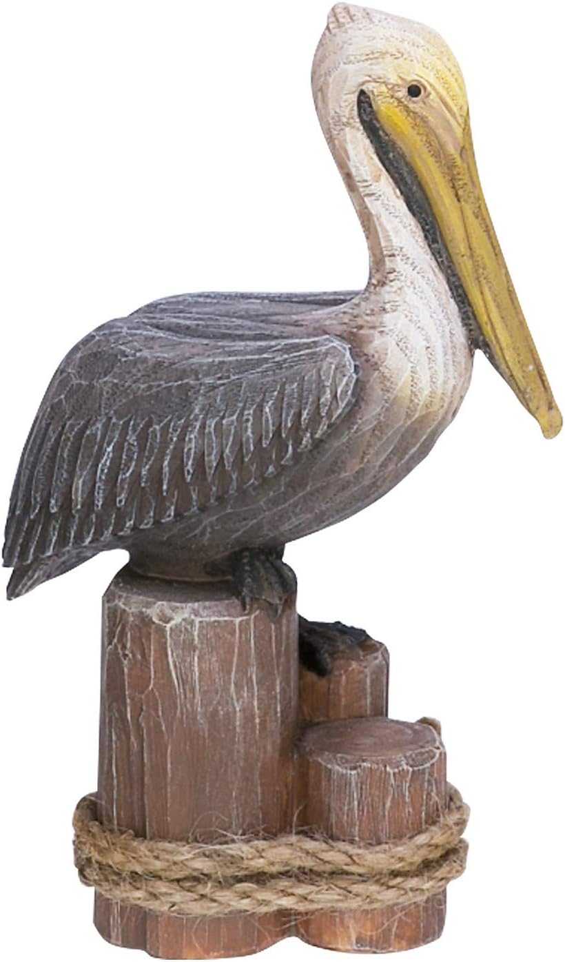 Pelican on Triple Piling 4 x 6 Inch Resin Stone Tabletop
