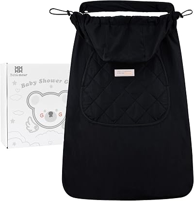 bebear Universal Baby Carrier Cover Winter Warm Stroller Hood Hoodie All