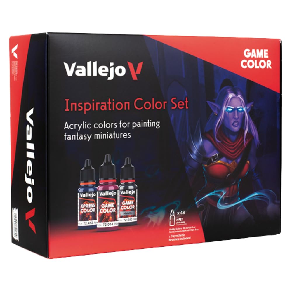AV Vallejo Game Color Set - Inspiration (48 Colors)