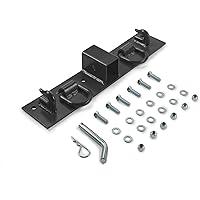 ONECHOI Tractor Bucket Hooks, 2" Receiver, G70 Grade Grab Hooks, Forged D Rings, Tow Hook Bolts, Black, Alloy Steel Frame, Bu