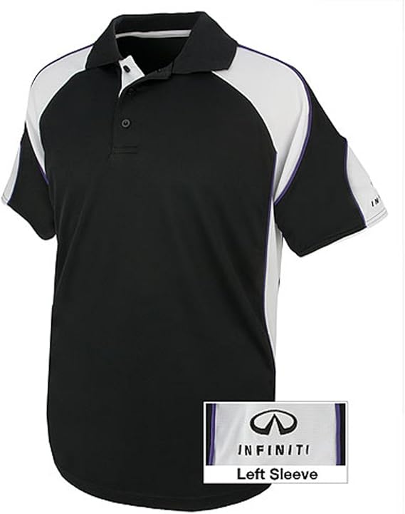 Amazon.com: Infiniti Genuine Men's Tri Color Black Polo Shirt - Size Extra Large: Clothing