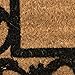 Natural Coir Coco Fiber Non-Slip Outdoor/Indoor Doormat, 21x41
