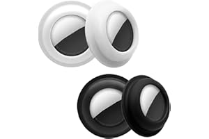 Aimtel Case Compatible with Apple AirTag Sticker,4 Pack AirTag Fabric Mount Adhesive Air Tag Secure Holder for Tv Remote/Luggage/Purses/Jackets/Backpacks/Laptop/Car Air Tags Cover