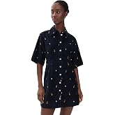 Sea Women's Tilly Embroidered Cord Button Down Dress