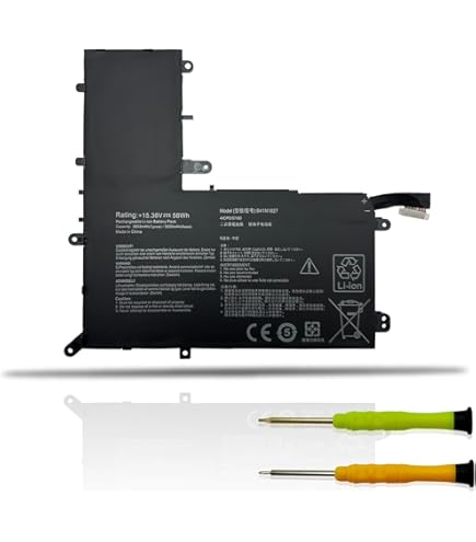 Amazon.com: UGXKNAE B41N1827 Laptop Battery Compatible with Asus