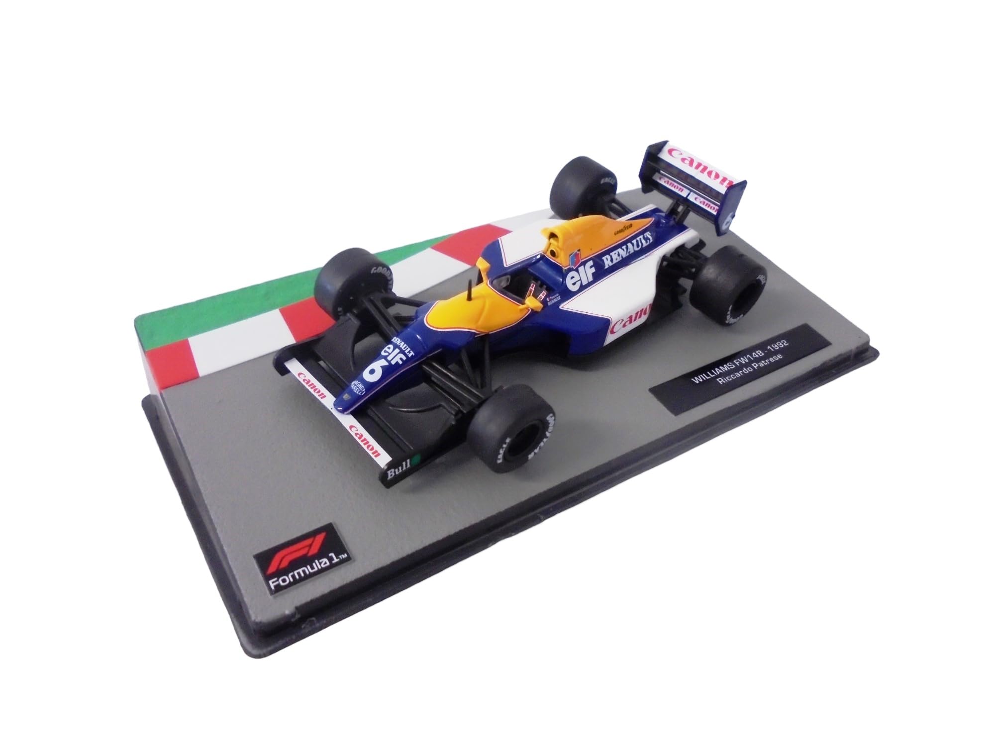 OPO 10 - Formula 1 1/43 miniature car compatible with WILLIAMS FW14B Riccardo Patrese 1992 - FD201