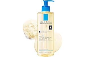 La Roche-Posay Lipikar AP+ Gentle Foaming Cleansing Oil, Gentle Oil Cleanser for Face and Body Formulated with Niacinamide, Long-Lasting 24-hour Hydration, Fragrance-Free & Soap Free