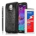 iPosible Samsung Galaxy Note 4 Extended Battery [7200mAh] With Back Cover & Extended TPU Protective Case (Up to 240% Extra Battery Power) - 24 Month Warranty & Stylus Pen Included