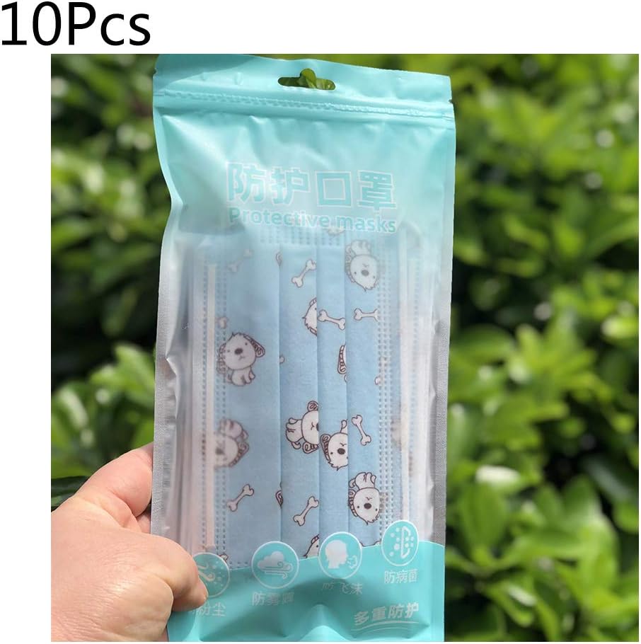 10pcs Kids Disposable Face Cover