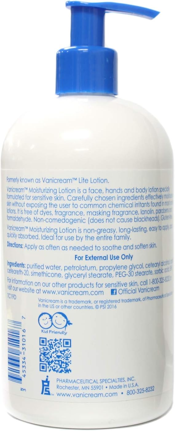 vanicream lite ingredients